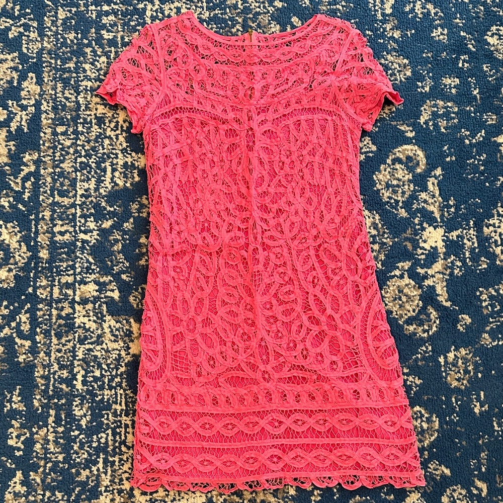 Lilly Pulitzer Pink Lace Dress
